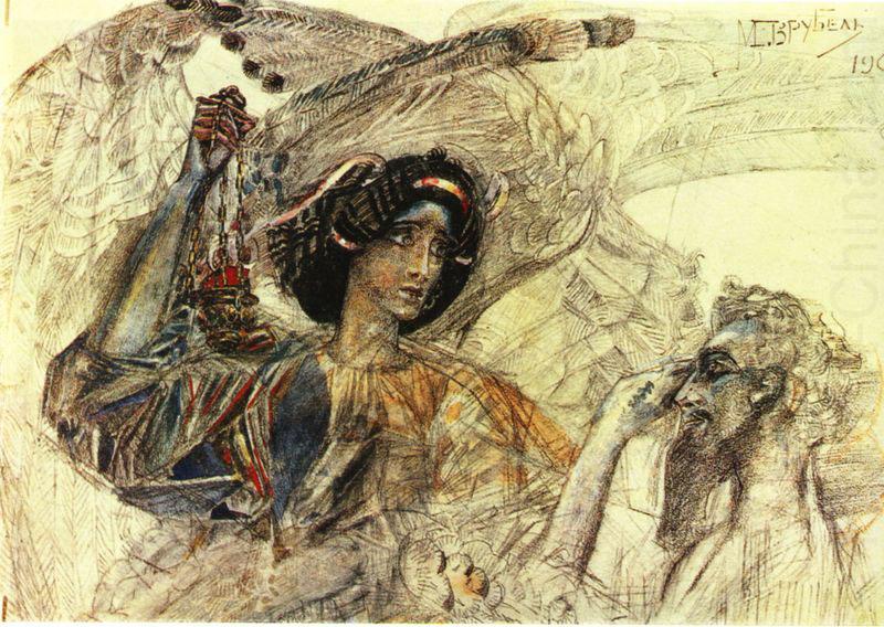 Mikhail Vrubel Six winged Seraph china oil painting image